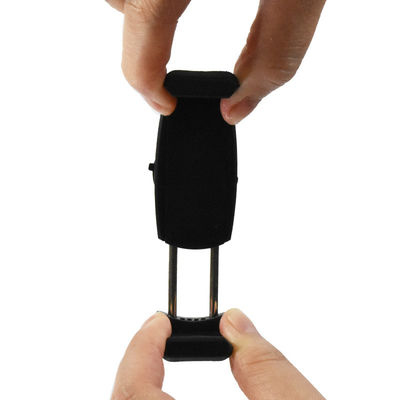 360 suporte preto do telefone celular do grau 55-95mm para Selfie Ring Light
